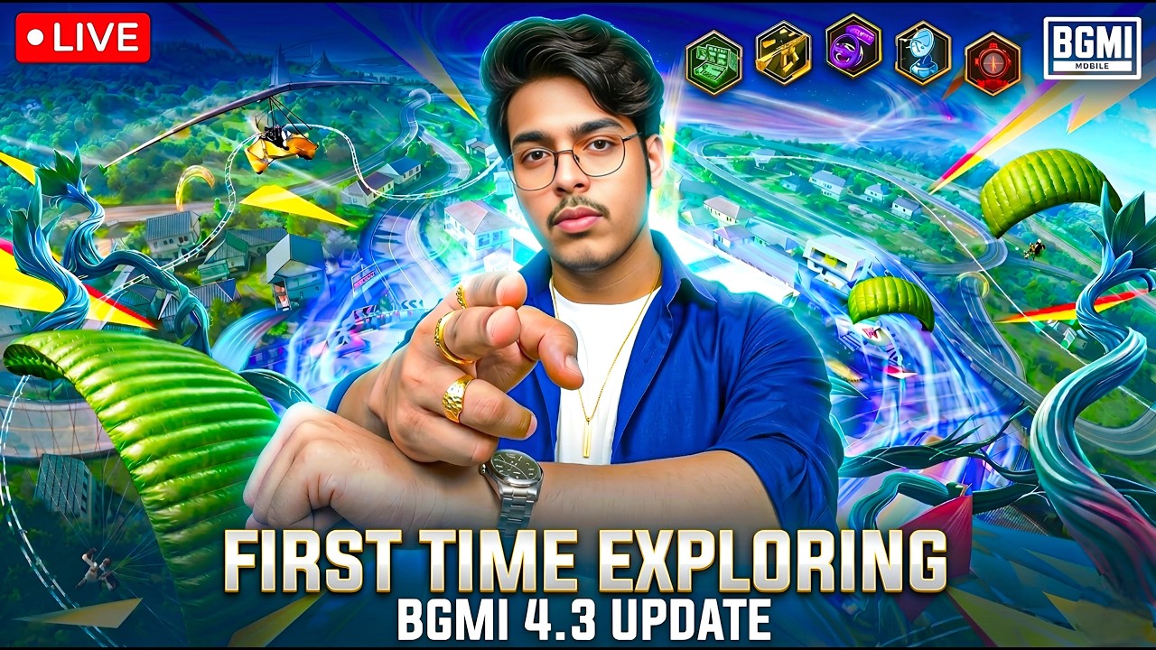 😍 FINALLY 4.3 UPDATE IS HERE | EXPLORING NEW BGMI EVENT - BGMI LIVE