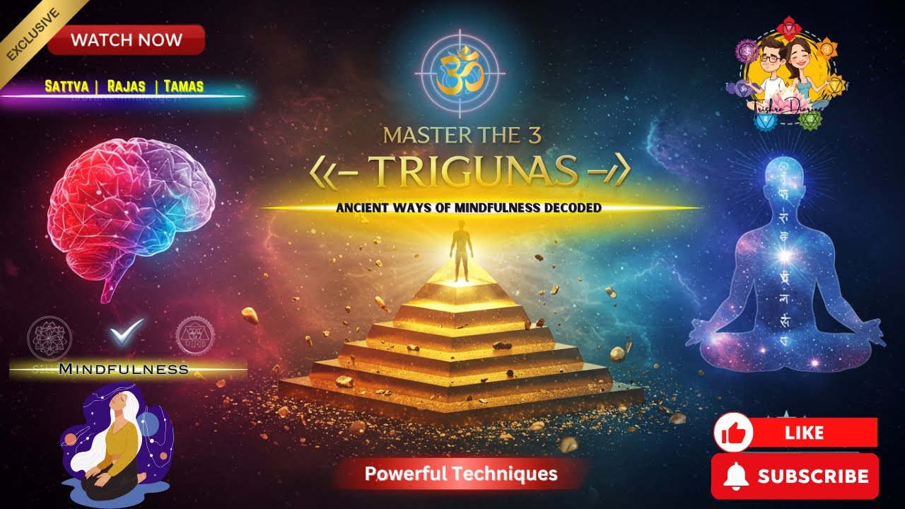 Balance your mind with these 3 Qualities (Trigunas: Sattva, Rajas, Tamas)