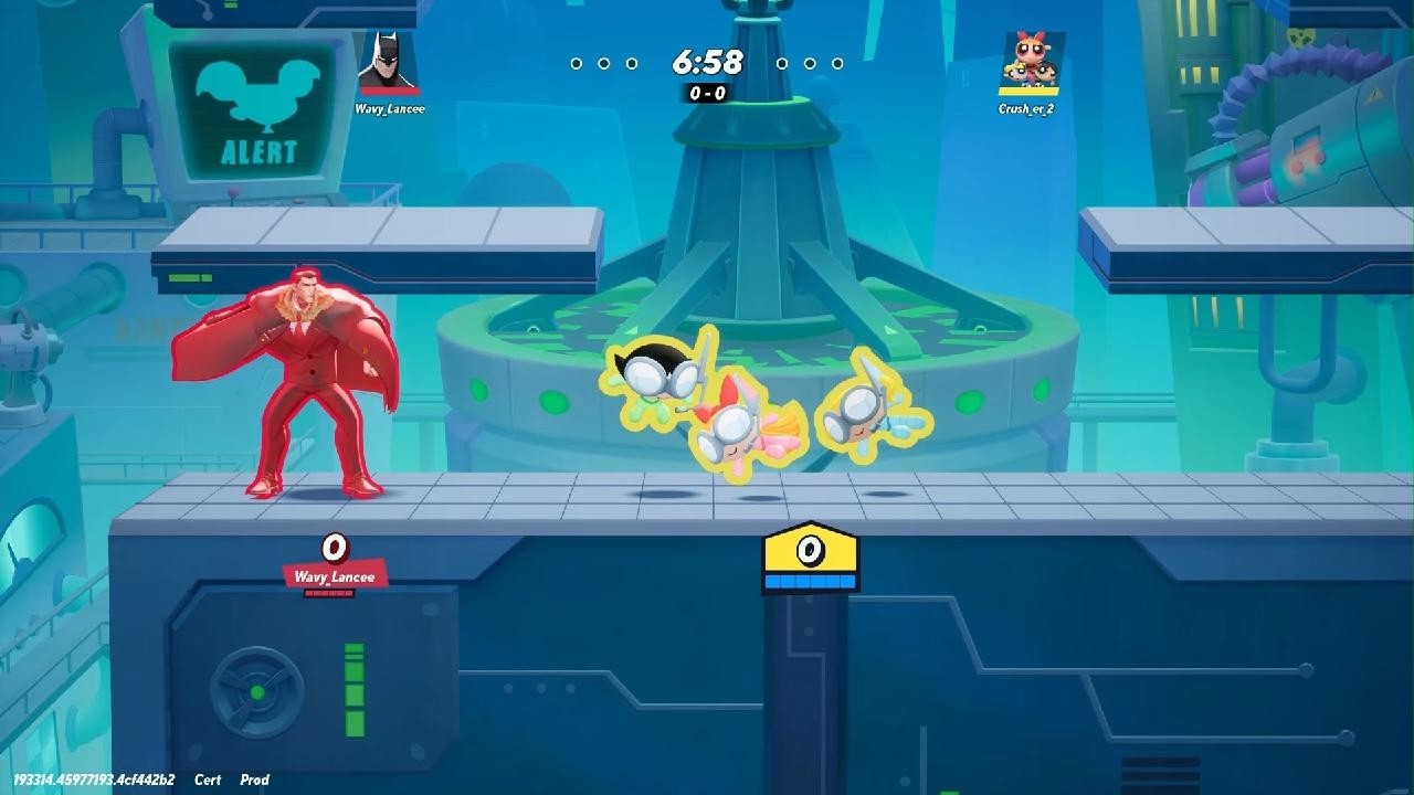 MultiVersus match before it got shut down