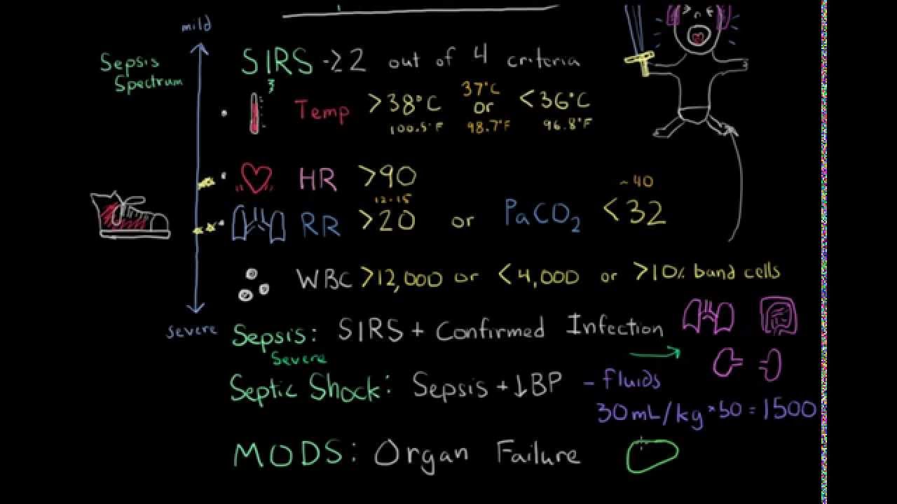 Sepsis: Systemic Inflammatory Response Syndrome (SIRS) to Multiple Organ Dysfunction Syndrome (MODS)