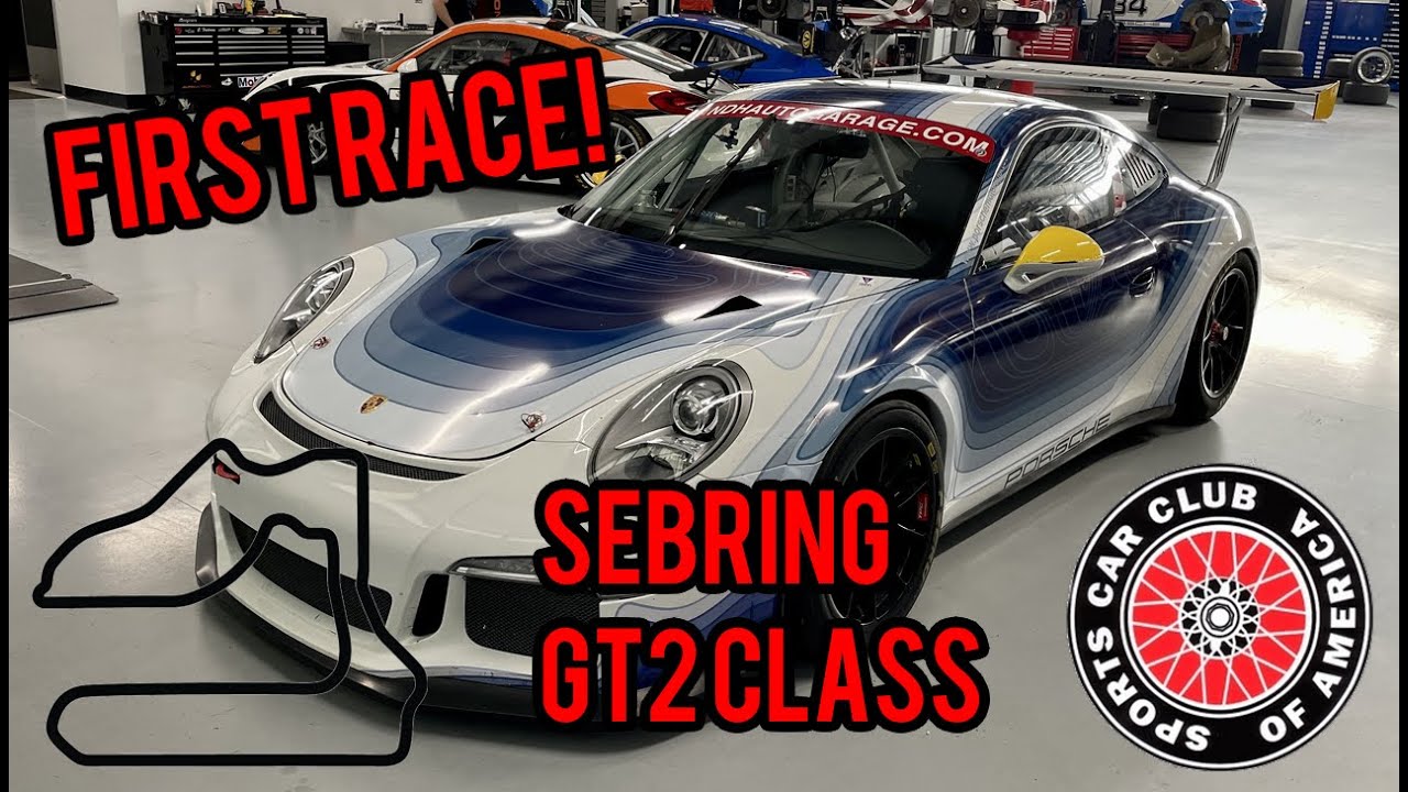 2023 SCCA Hoosier Super Tour Sebring GT2 Race 1 - #81 Porsche 911 GT3 Cup - Onboard + Broadcast Edit
