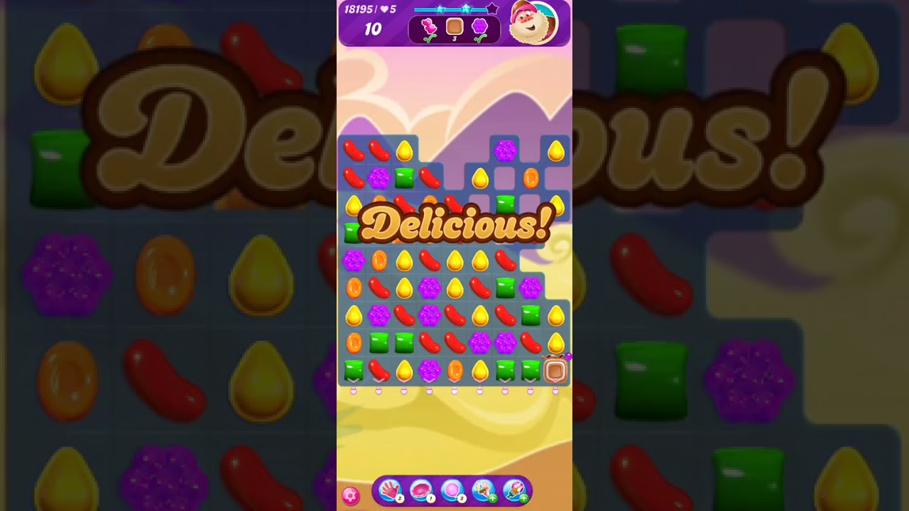 Candy Crush Saga Level 18195 - 18196 