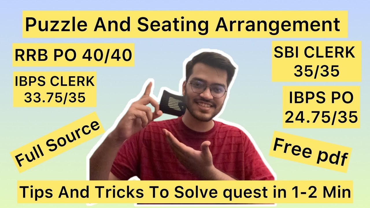 Puzzle And Seating Strategy ✅ || Tips And Tricks To Solve Question In 1-2 Min 🔥#reasoning #banking 