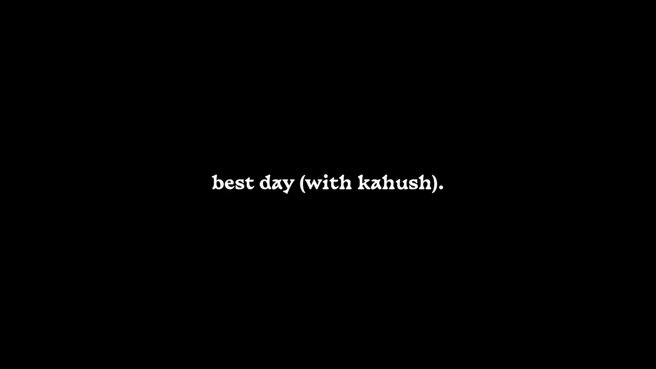 cap - best day. (with kahush)