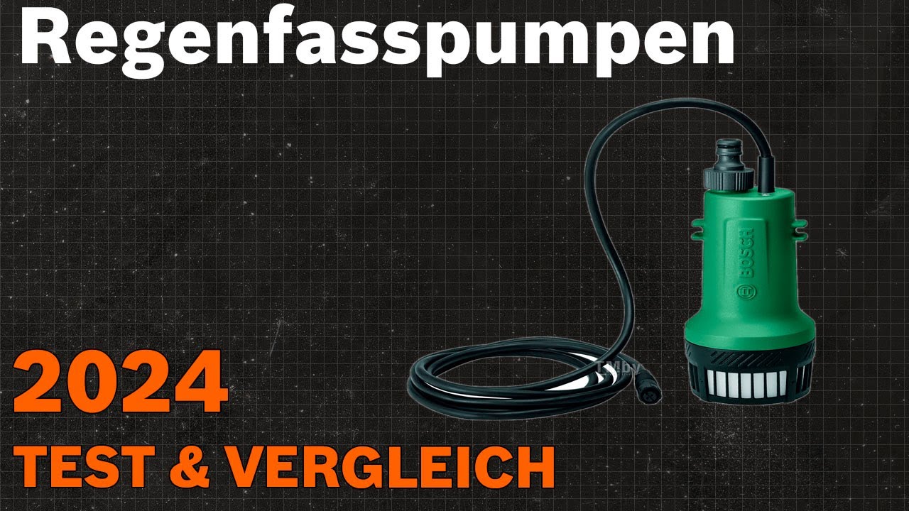 TOP–6. Die besten Regenfasspumpen. Test & Vergleich 2024 | Deutsch