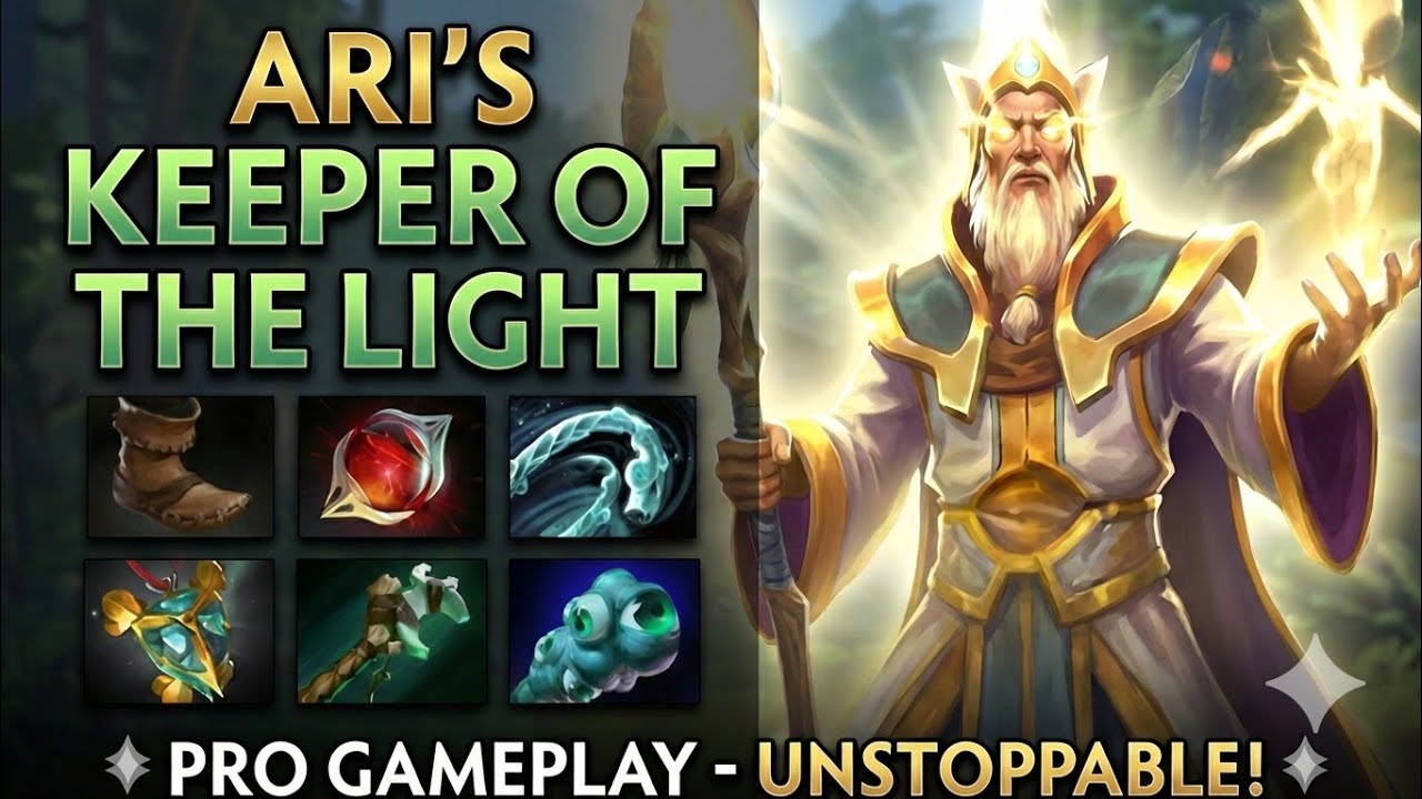 Ari's Keeper of the Light is the Most ANNOYING Support | 7.40c [Dota Support School]