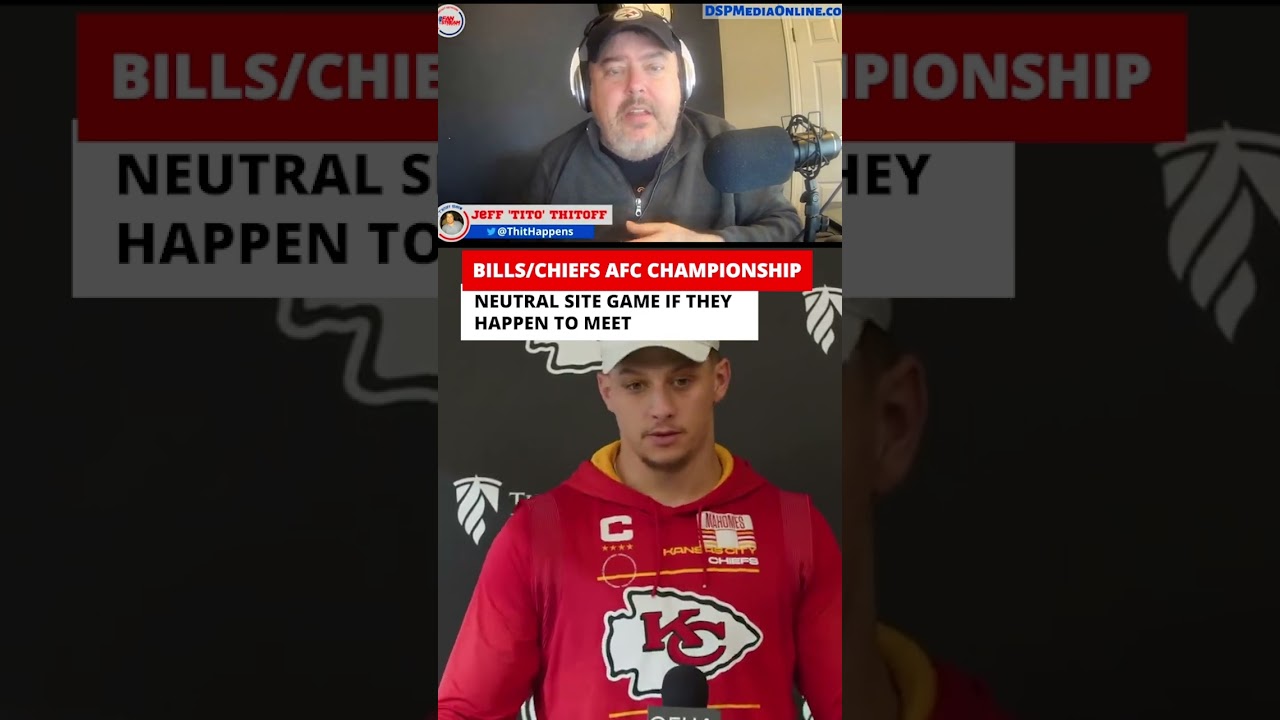 AFC CHAMPIONSHIP NEUTRAL SITE #nfl #football #bills #buffalobills #chiefs #kansascitychiefs #shorts