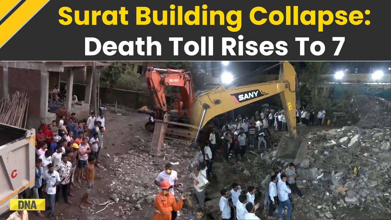 Surat Building Collapse: At Least 7 Killed, 15 Injured, More Feared Trapped