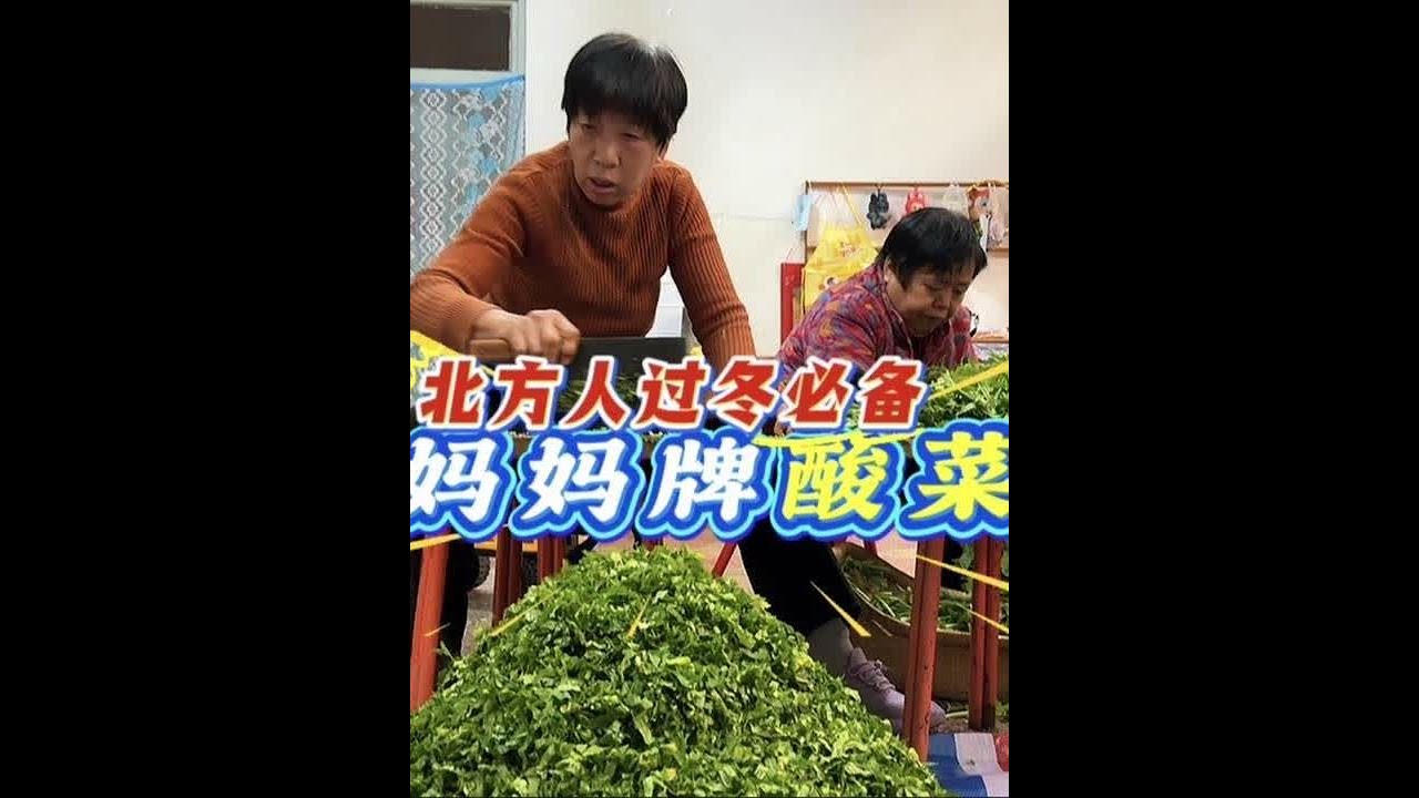 南方人永远不懂，北方入冬第一腌！老妈召集亲人封存秋天的味道。 #我的乡村生活 #农村美食记录生活 #跨国家庭日常 #腌酸菜的季节