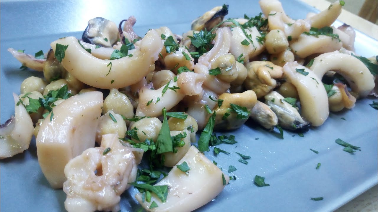 Insalata di Seppie Cozze e Ceci