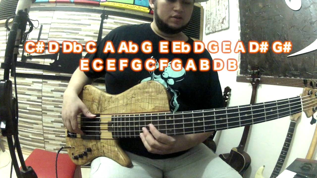AULA DE BAIXO-ELÉTRICO -IMPROVISO E FRASES OUTSIDE