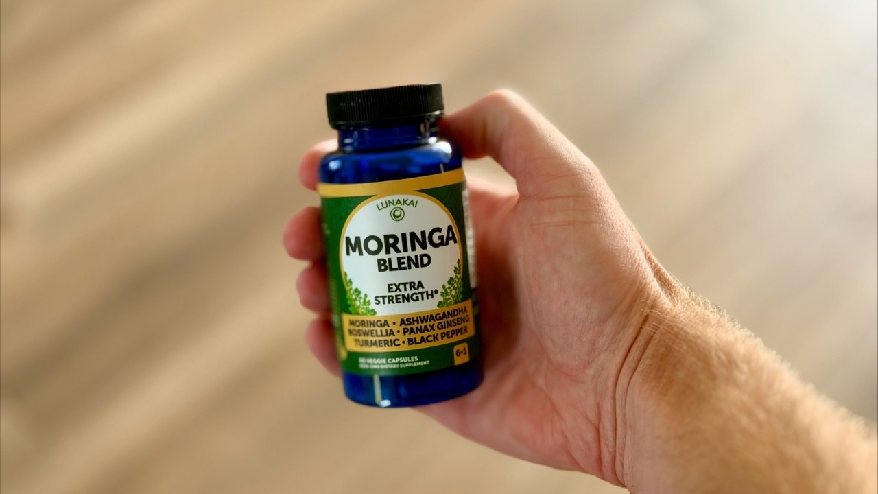 Обзор капсул Lunakai Pure Moringa: экстракт 10:1 + ашваганда + куркума (60 шт.)