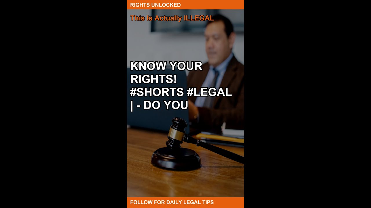 Know Your Rights! #shorts #legal | - Do you have to identify yourself