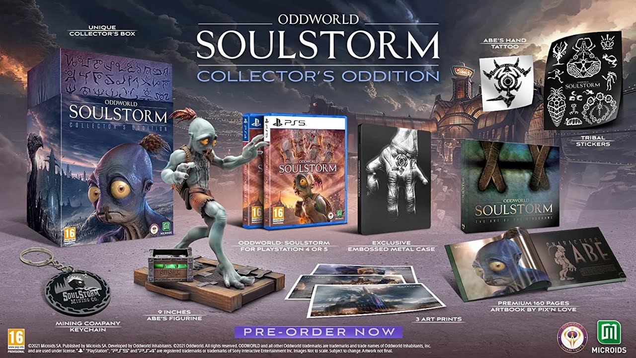 UNBOXING:  Oddworld Soulstorm Collector's Oddition (PS4)