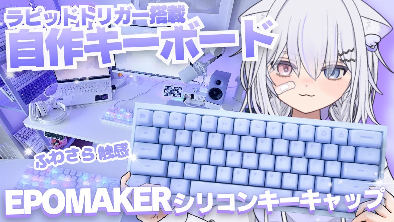 【初自作】ラピッドトリガー×ふわさらEPOMAKERキーで最強キーボード完成【AegisSil/MMD AR60】