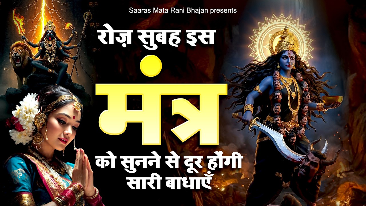 रोज़ सुबह इस मंत्र को सुनने से दूर होंगी सारी बाधाएँ - Mahakali Mantra - Om Jayanti Mangala Kali