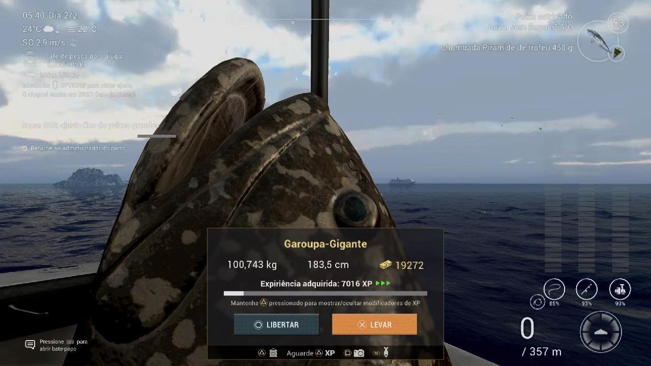 Sonar 360 ajuste fino de peixes grandes