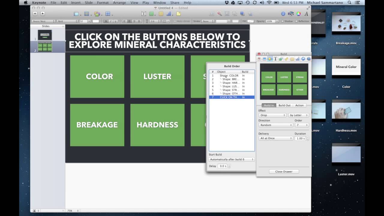 Apple iWork Keynote Tips and Tricks: Creating a Linked Presentation for use in a Classroom