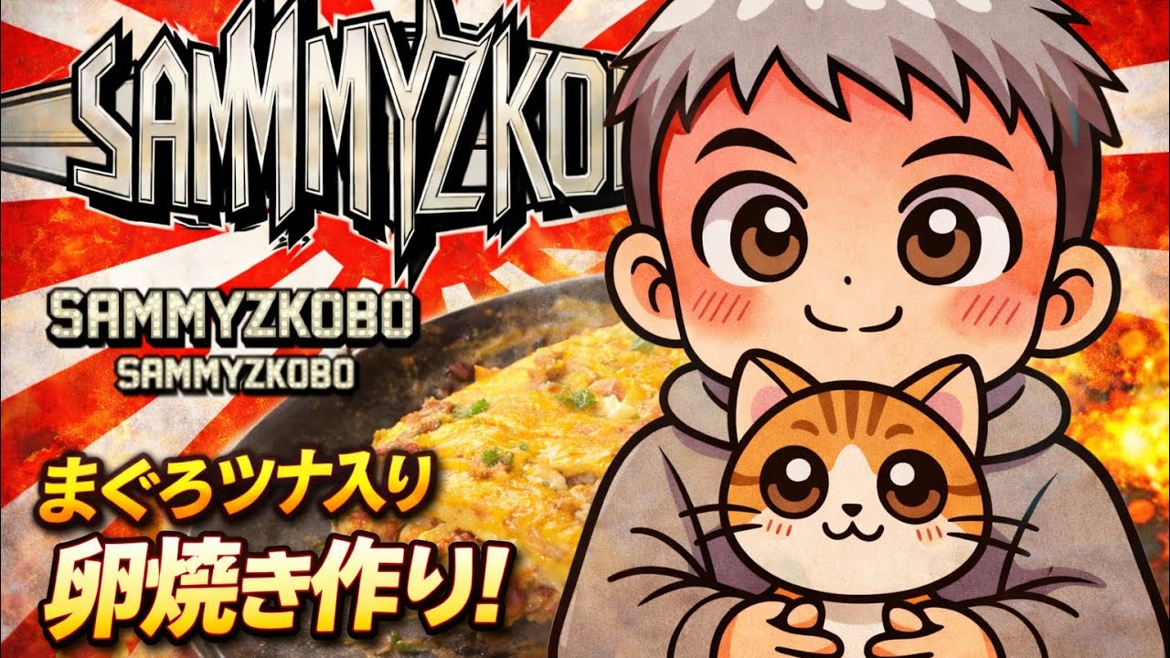 卵焼きを作りお昼ご飯配信Live