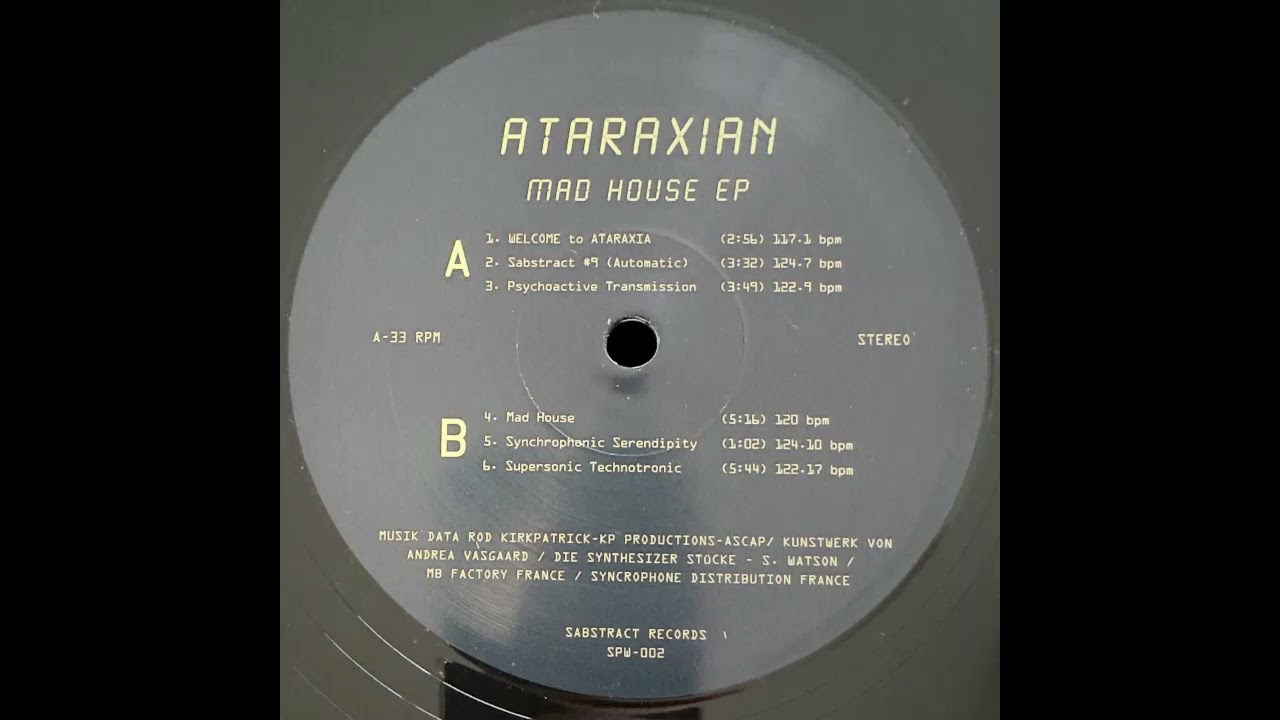 Ataraxian – Supersonic Technotronic