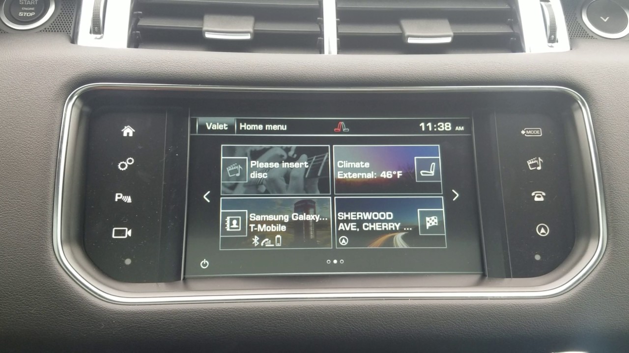 Bluetooth streaming 2016 Range Rover Sport