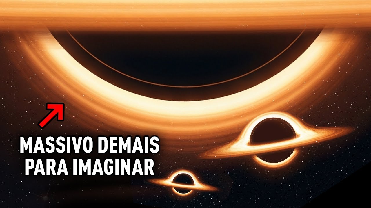 O Buraco Negro TON 618 é Tão Grande Que Tem Outro Preso em Órbita!