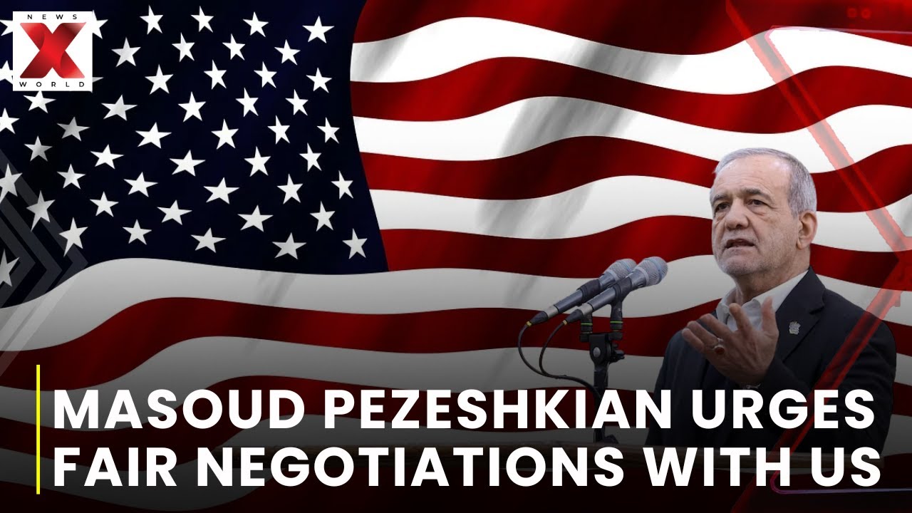 Iran president calls fair negotiations with us amid mounting global pressure | NewsX World