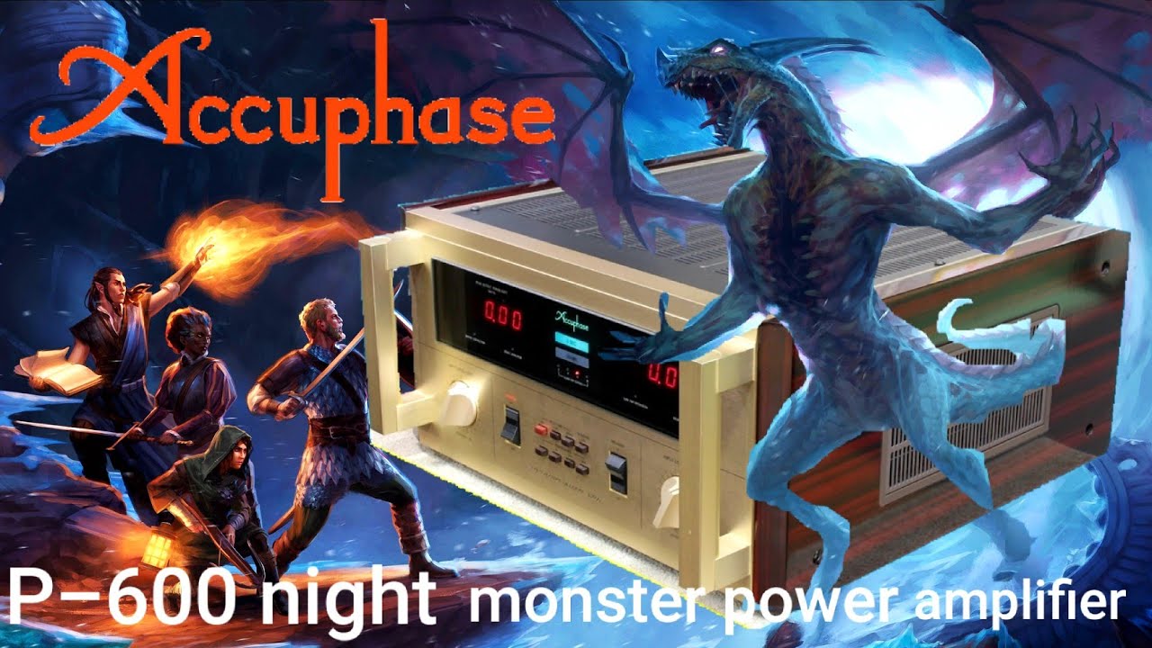 Accuphase P-600 power amplifier like monster how to build expose animation