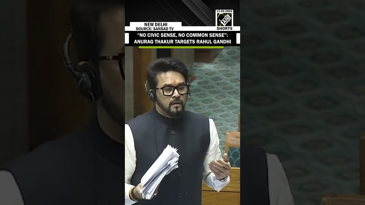 &ldquo;NO CIVIC SENSE, NO COMMON SENSE&rdquo;: BJP MP Anurag Thakur targets LoP Rahul Gandhi in Lok Sabha