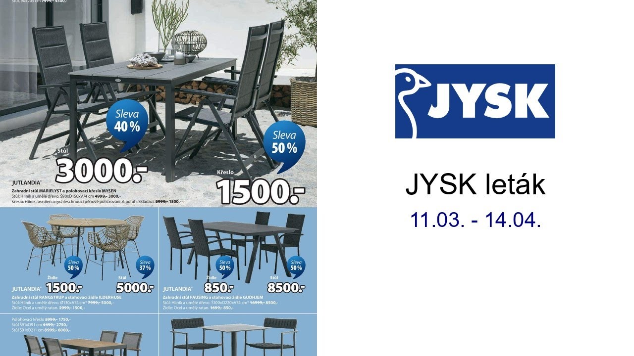JYSK leták 11.03. - 14.04.
