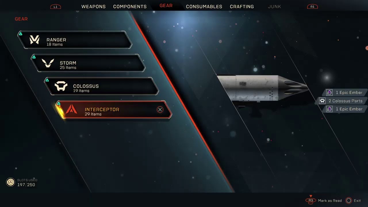 Anthem Legendary farming