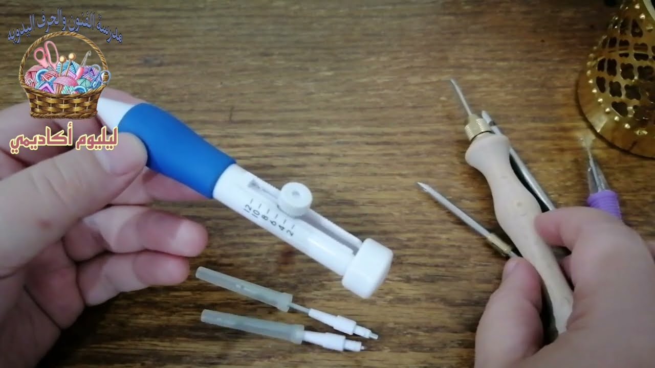 طريقة تركيب ابرة النفاش #ابرة_النفاش #تطريز #تطريز_يدوي #punchneedleart #punchnews #punchneedle