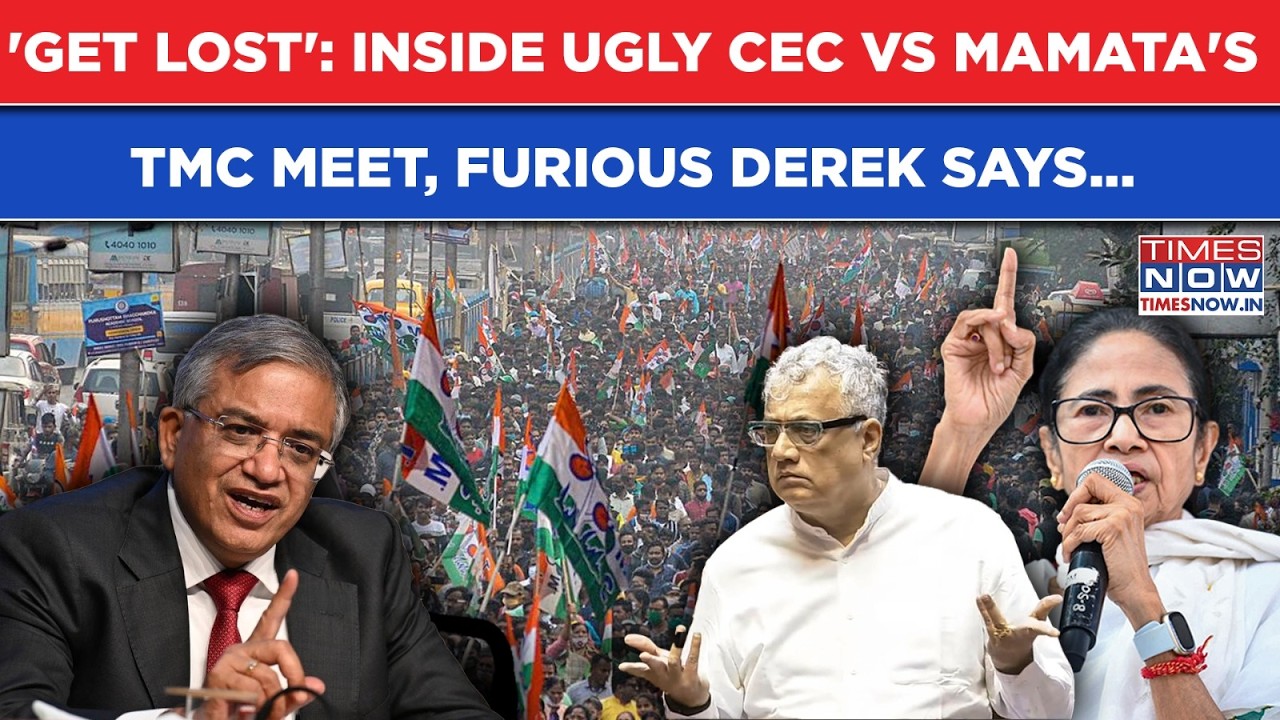 'Get Lost'! Inside Ugly CEC Vs Mamata's TMC Meet, Heated Exchange Before Polls, Fuming Derek Says...