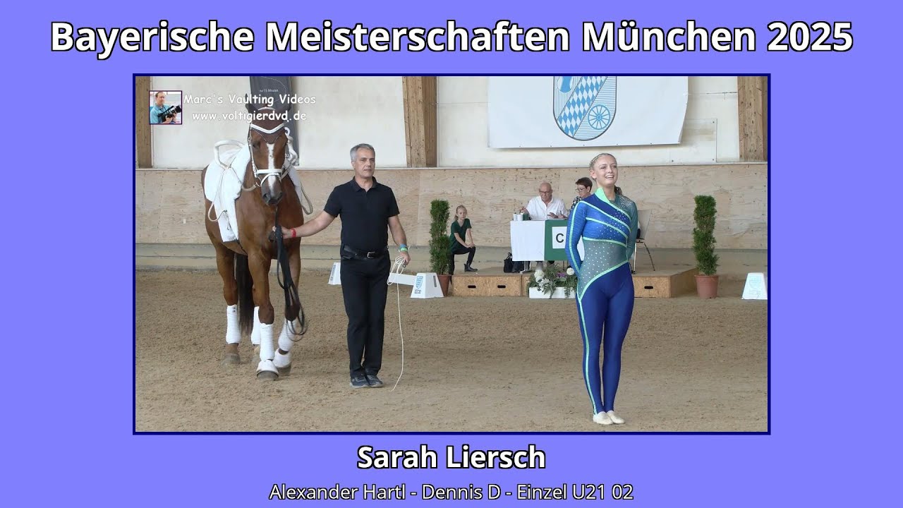 Sarah Liersch - Einzel U21 02 - Bayerische Meisterschaft München 2025