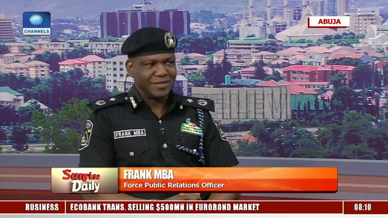 Frank Mba Urges Nigerians To Work With The Police |Sunrise Daily|