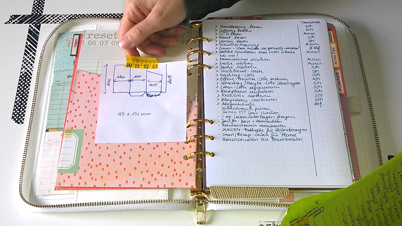 Die Inbox - Filofax Set up - GTD (Getting Things Done)