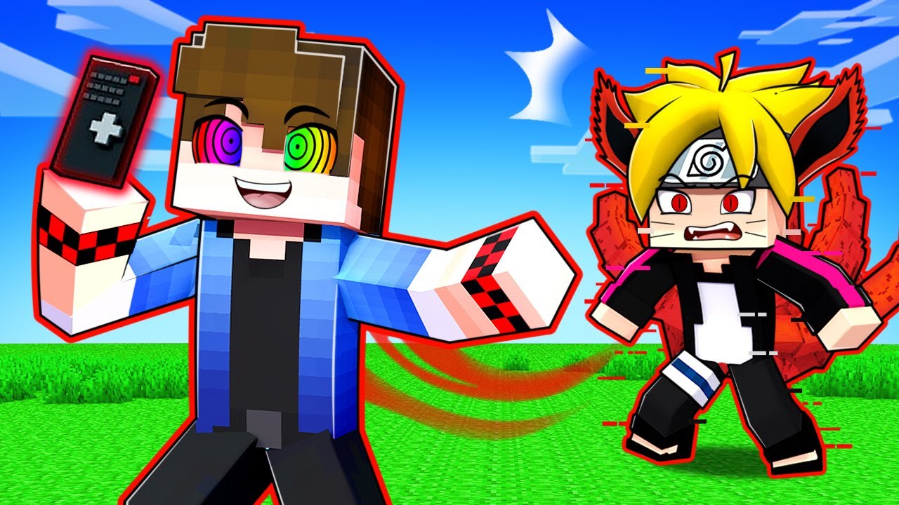 GANHEI os PODERES de ADMIN no BORUTO Minecraft