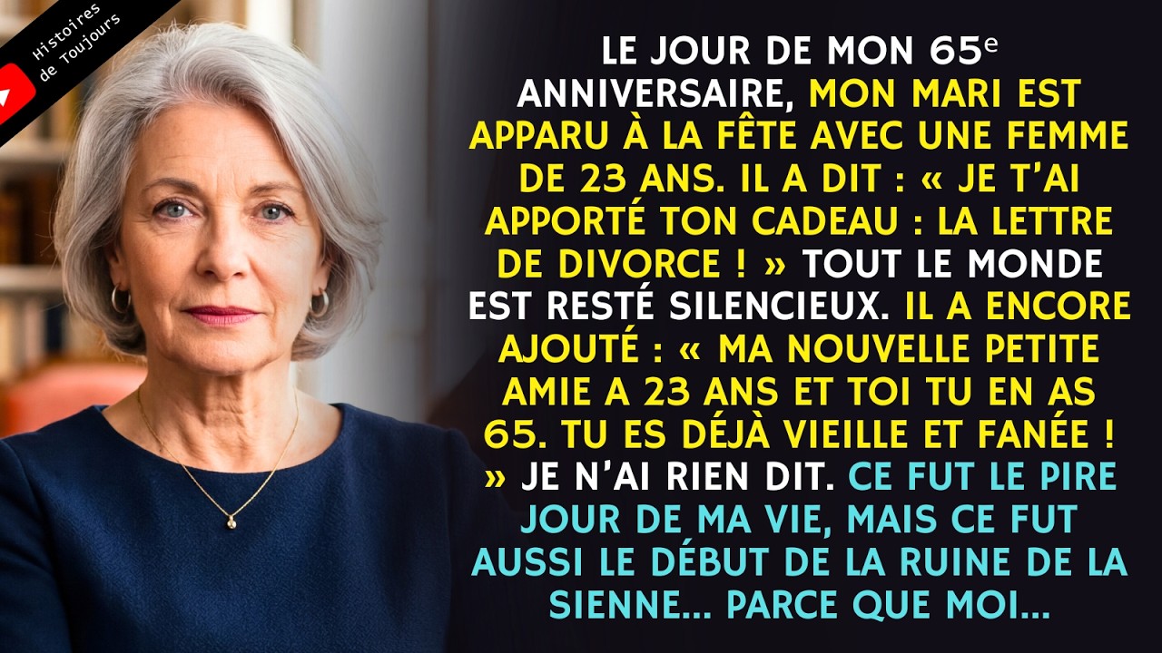 Mon mari m’a quittée pour sa maîtresse : « Elle a 23 ans, toi 65 et tu es vieille ! » Alors moi…