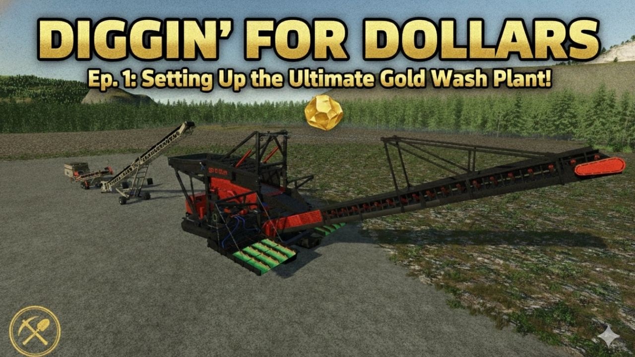 Diggin’ for Dollars Ep. 1: Setting Up the Ultimate Gold Wash Plant!
