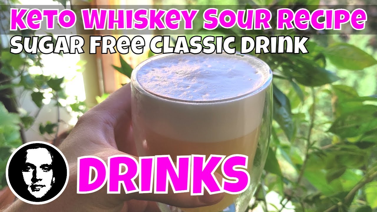 How to Make Keto Whiskey Sour Drink Recipe [LOW CARB]