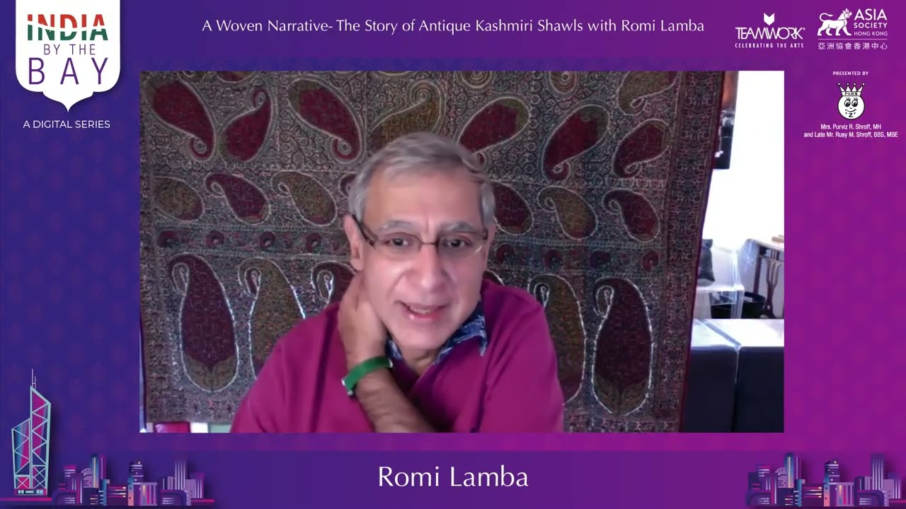 A Woven Narrative The Story of Antique Kashmiri Shawls with Romi Lamba | India by the Bay 2022