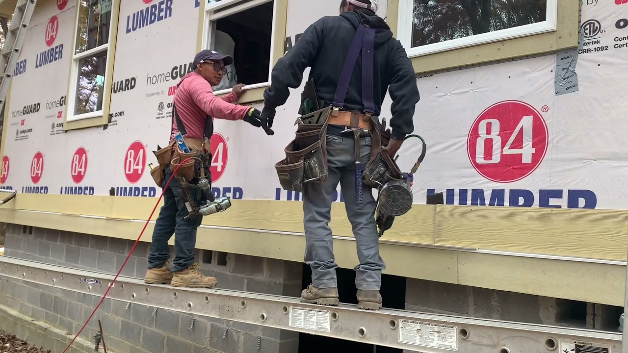 Como instalar  siding de cemento instalando siding en soddy Daisy Tennessee #tenneesee #siding