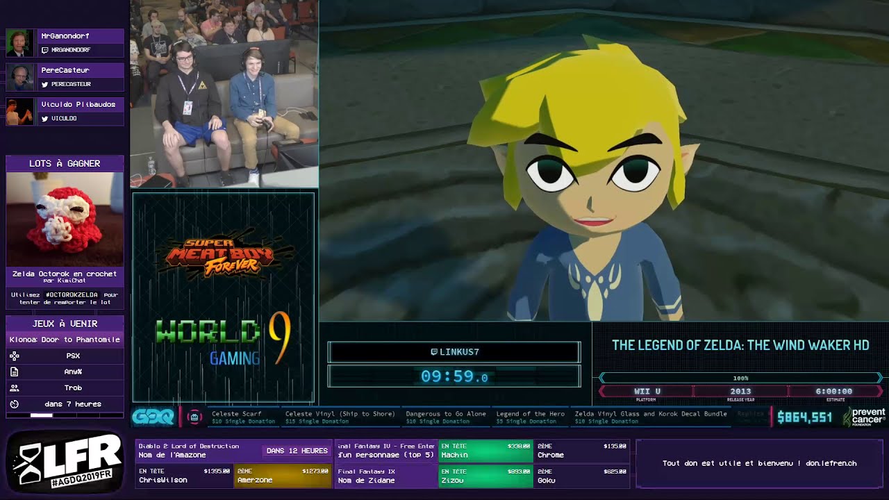 The Legend of Zelda: The Wind Waker HD en 6:12:57 (100%) [AGDQ2019]