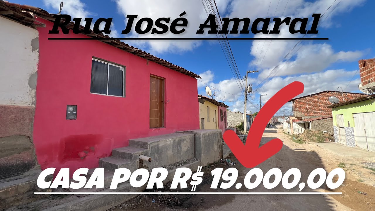 RESERVADO  🏠 Casa na José Amaral 💵 19.000,00