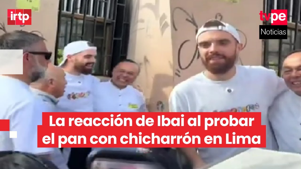 ¡Ibai Llanos en Lima! Así reaccionó al pan con chicharrón, campeón de su Mundial de los Desayunos