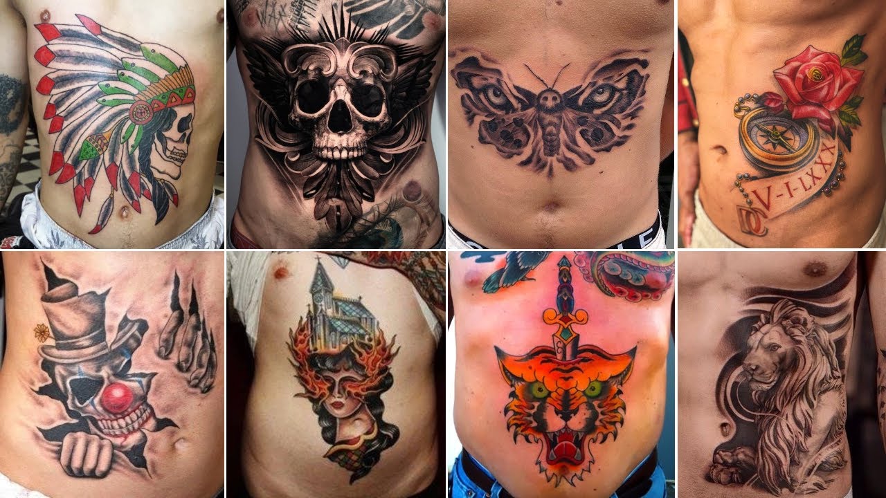 Stomach Tattoo For Men 2025 | Stomach Tattoo Ideas For Men 2025 | Mens Lower Stomach Tattoos