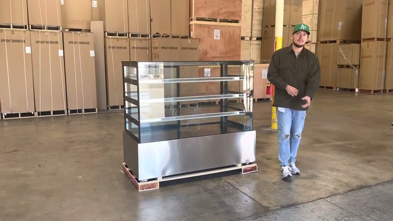 60 inches Donut Showcase Drycase Bagel Bakery Showcase