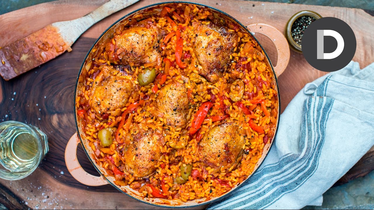 Arroz Con Pollo! Как приготовить лучший рецепт курицы с рисом!