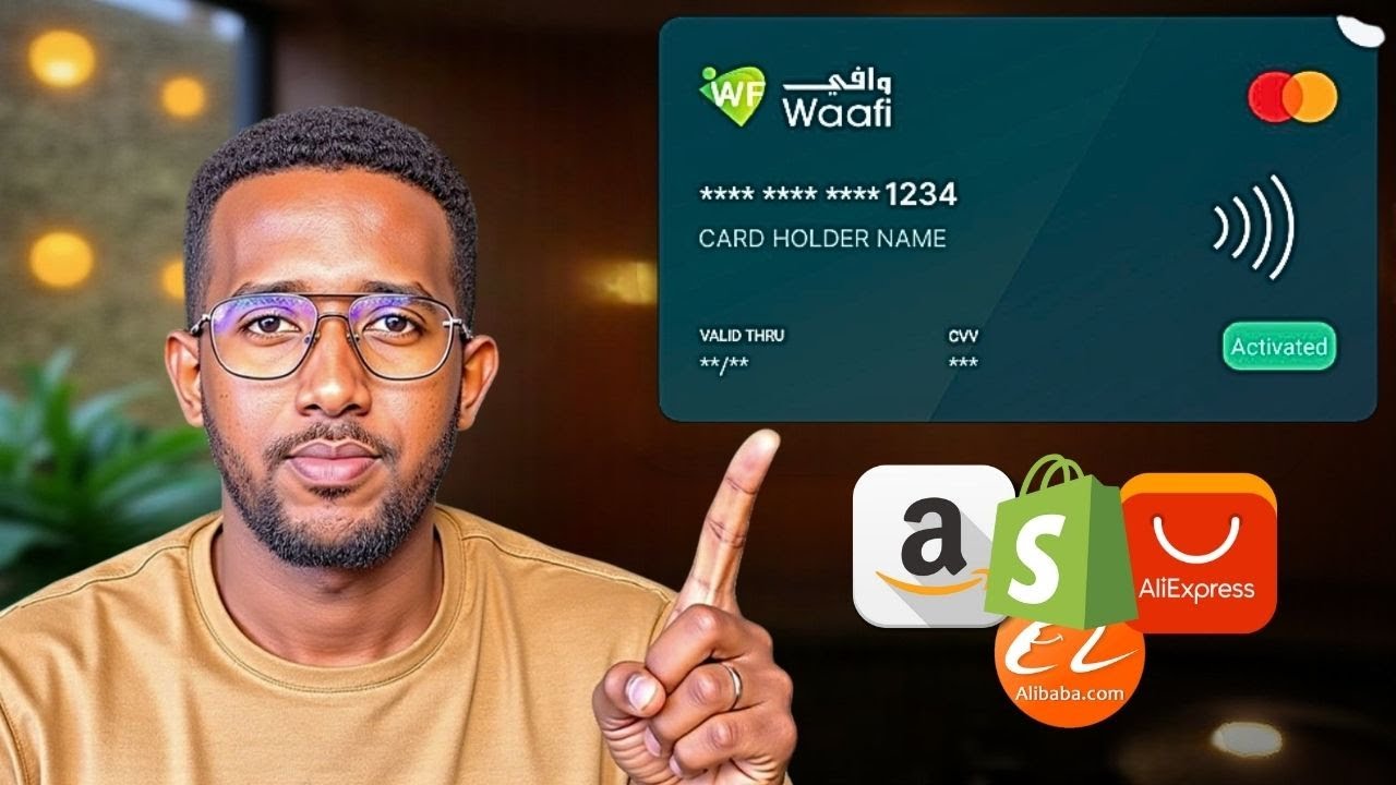 Waafi Mastercard baan oga Adeegtay Amazon, Temu & Alibaba 🔥🚀
