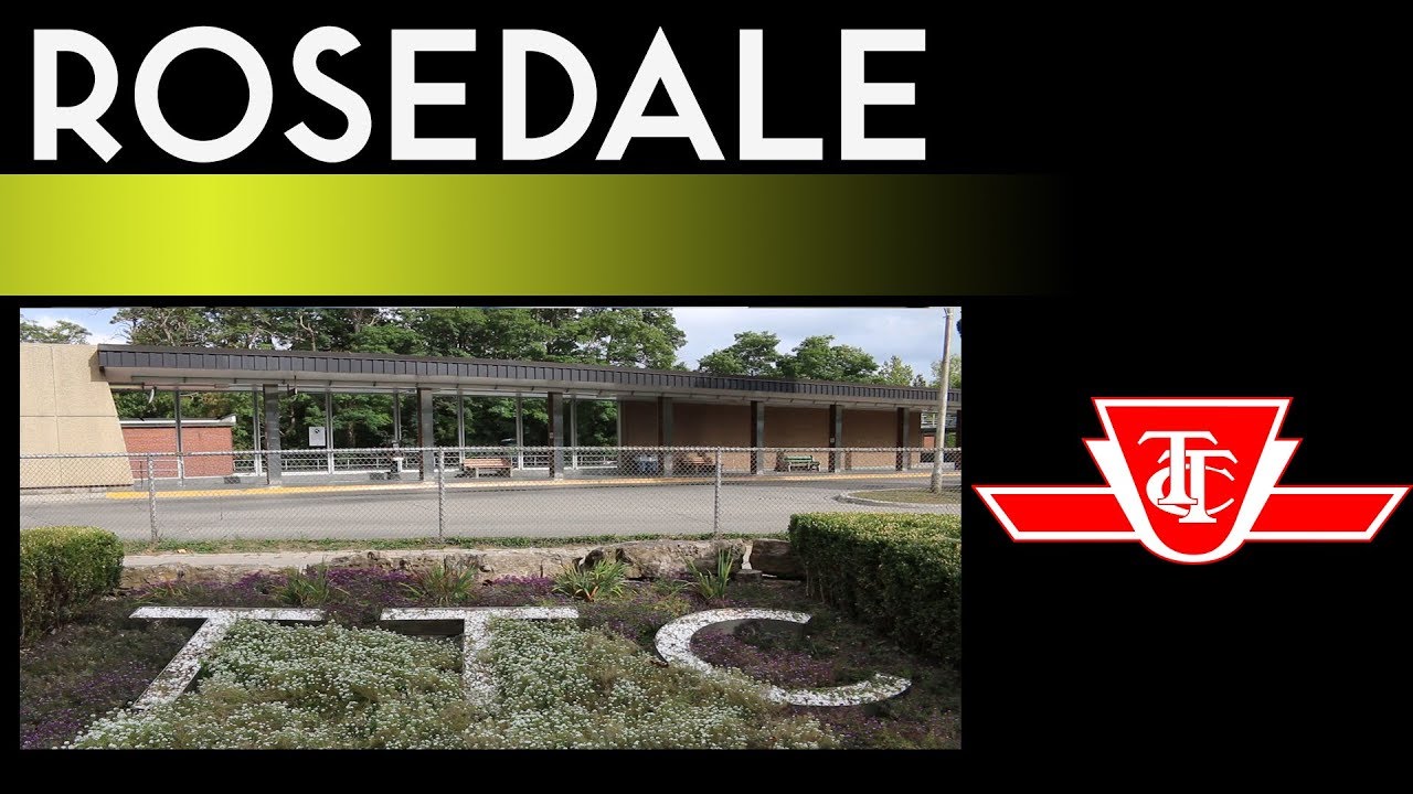 TTC Yonge-University Subway - Rosedale Station Walkthrough